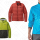 Men’s Nano-Air® Vest, $99 | Men’s Torrentshell Pullover, $71 | Men’s Down Sweater Jacket, $114 | Men’s All Free Jacket, $64